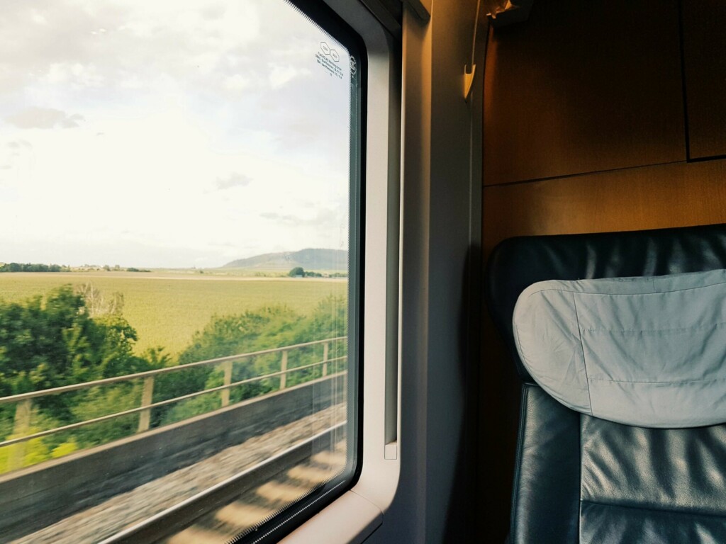 huwelijksreis met de trein 
