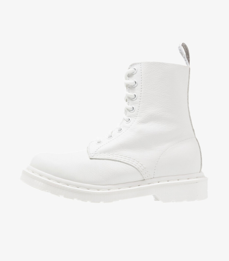 Platte trouwschoenen van Dr. Martens - witte 1460