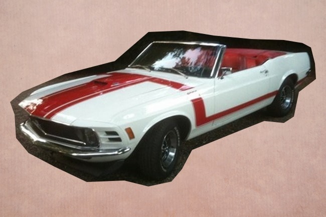 Trouwauto Mustang